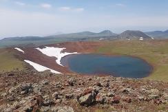 Crater lake of mount Azhdahak